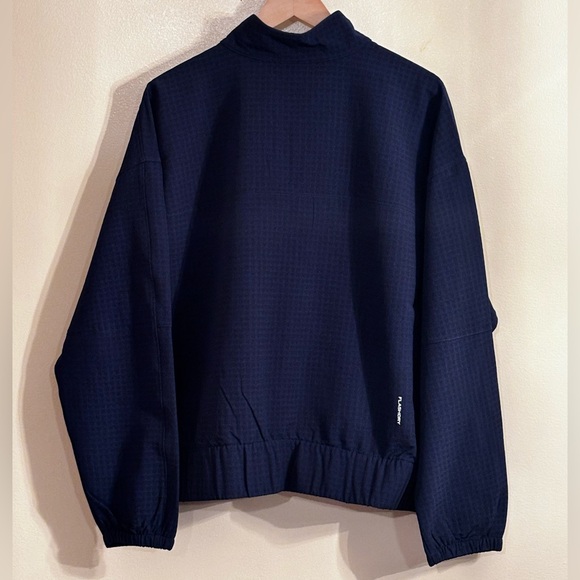 North Face Tekware Grid Ladies Quarter Zip-Up Jacket Navy Blue Siz Xl - Picture 4 of 15